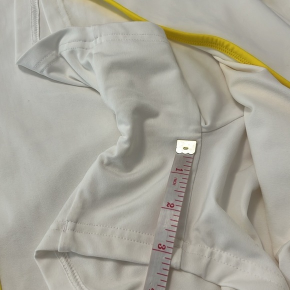 Adidas Climalite White and Yellow Tennis Skort - Picture 10 of 10